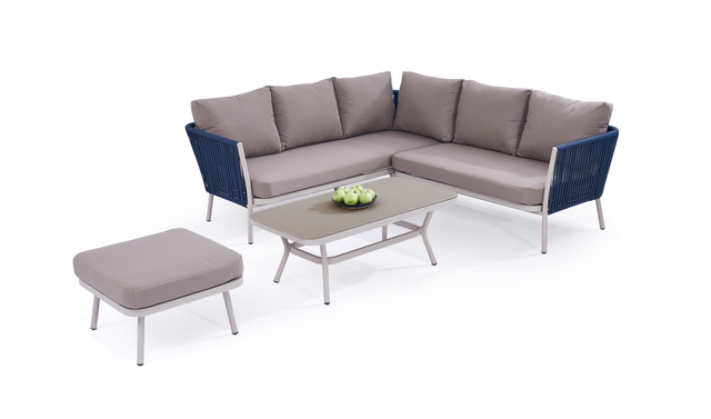 Meubles extérieurs de sofa de corde d'hôtel